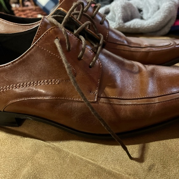 STACY ADAMS Men's Brown Dress Shoes. Size 10M - Picture 3 of 6